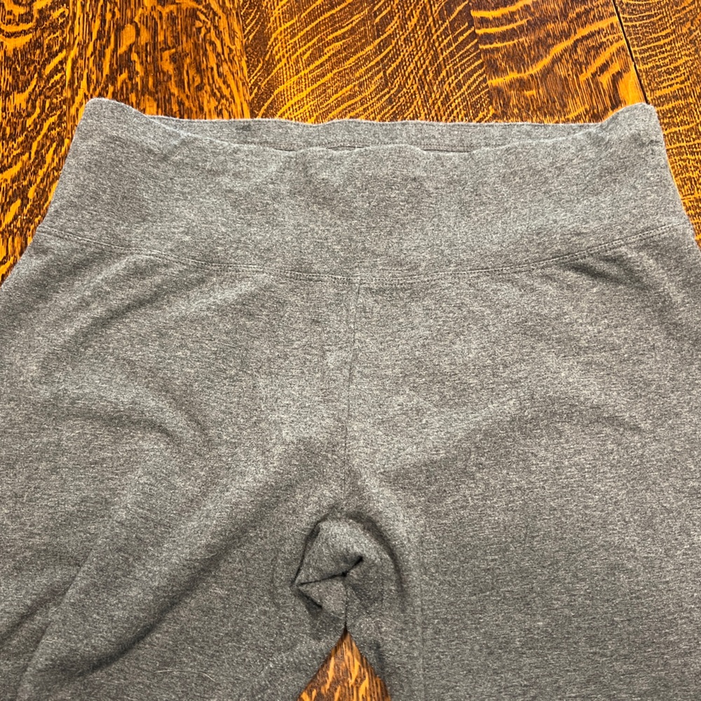 Hanna Andersson Crop Leggings Charcoal Grey Cotton Women's Large Very good - Picture 4 of 4
